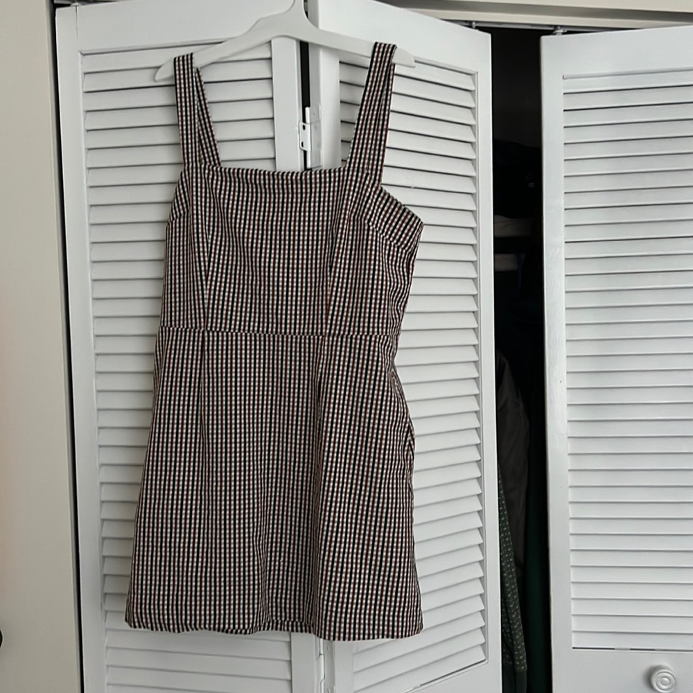a new day Mini Plaid Dress